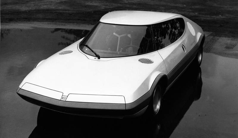 Bertone NSU TRAPEZE four seats mid engine prototype 1973 